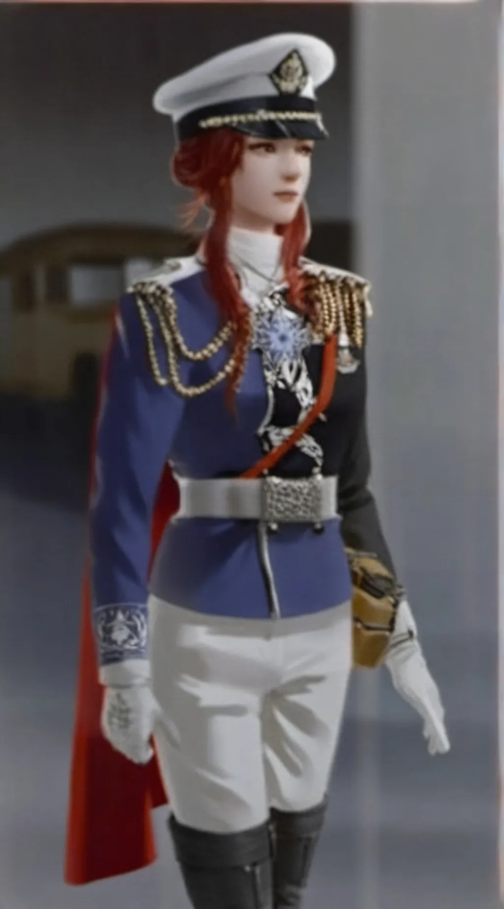 ai character: Captain Dame background