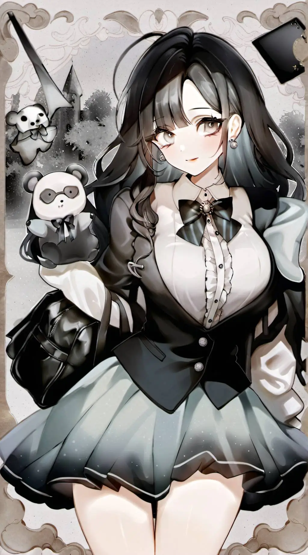 ai character: Melody  background