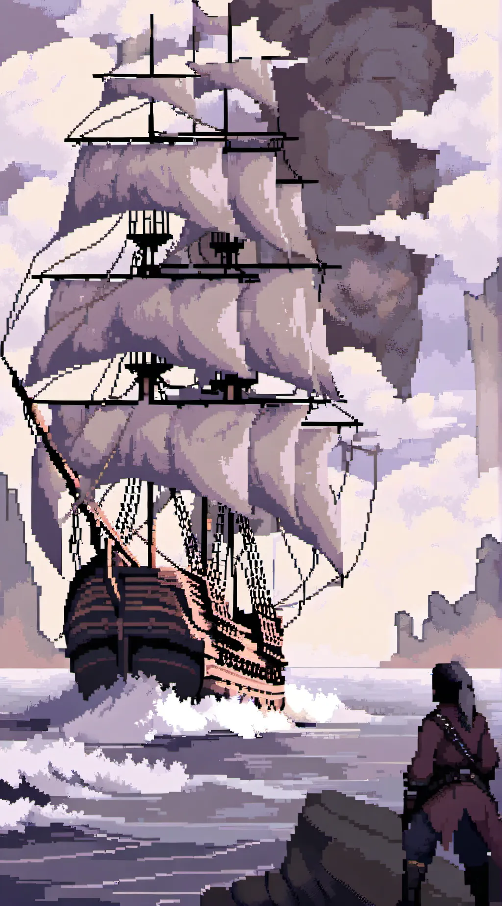 ai character: (ONE PIECE) background