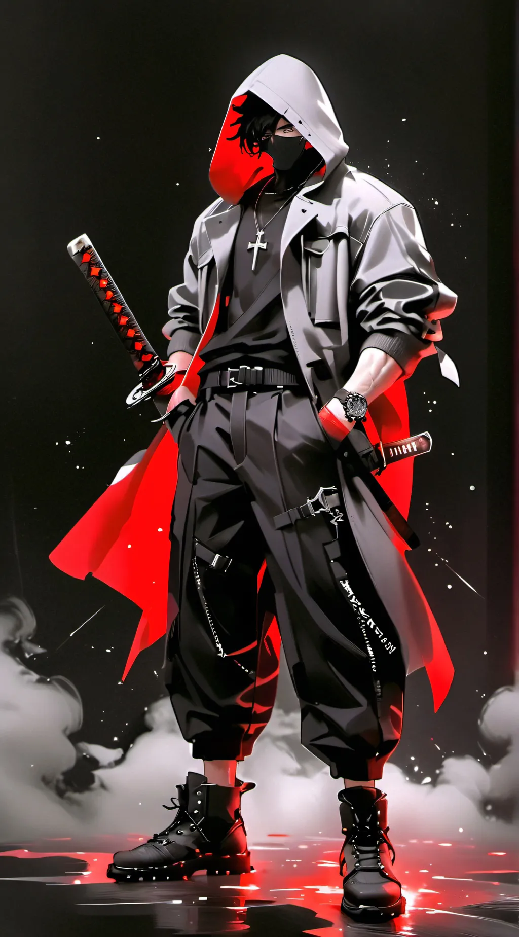 ai character: The Savage Saint#2 background