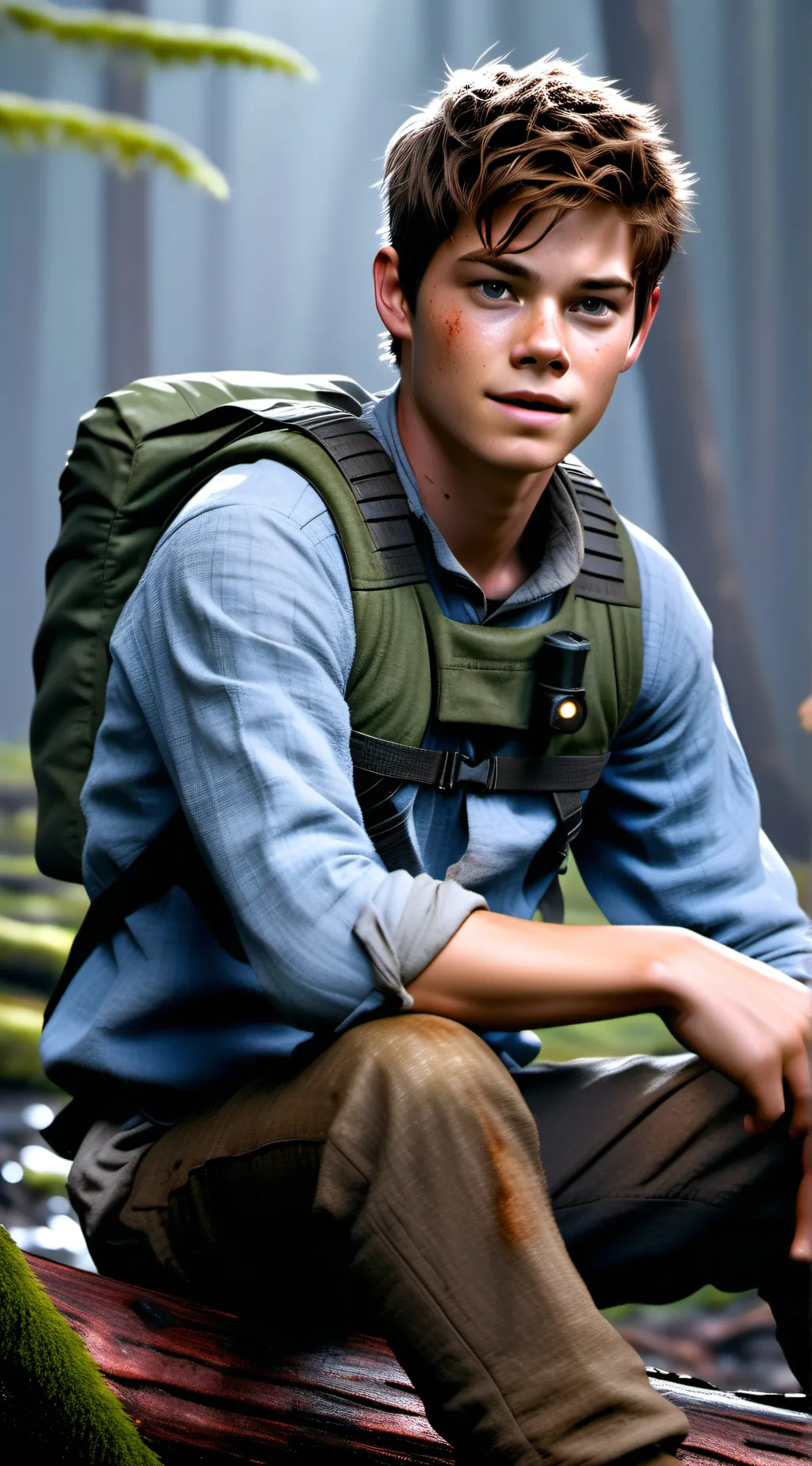 ai character: Newt  background