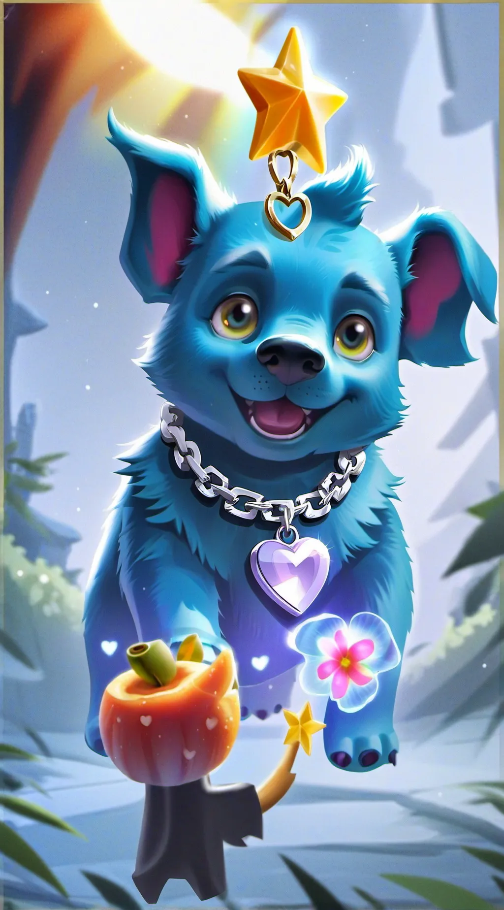 ai character: Smiling Critters background