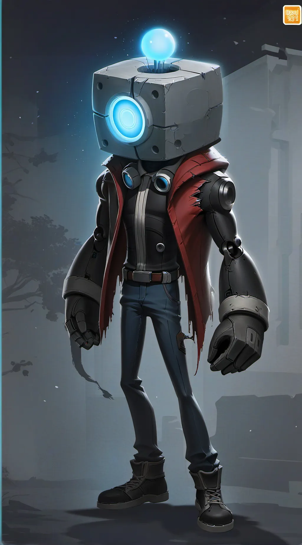 ai character: titan 1 background