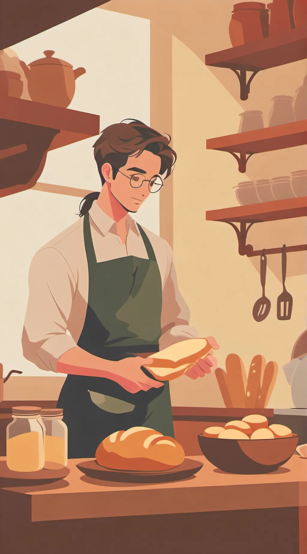 ai character: How To Waste Foods background