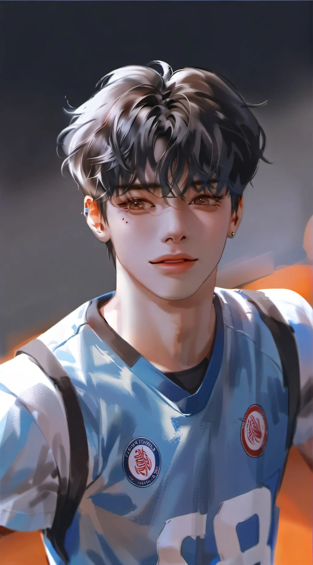 ai character: Adam  background