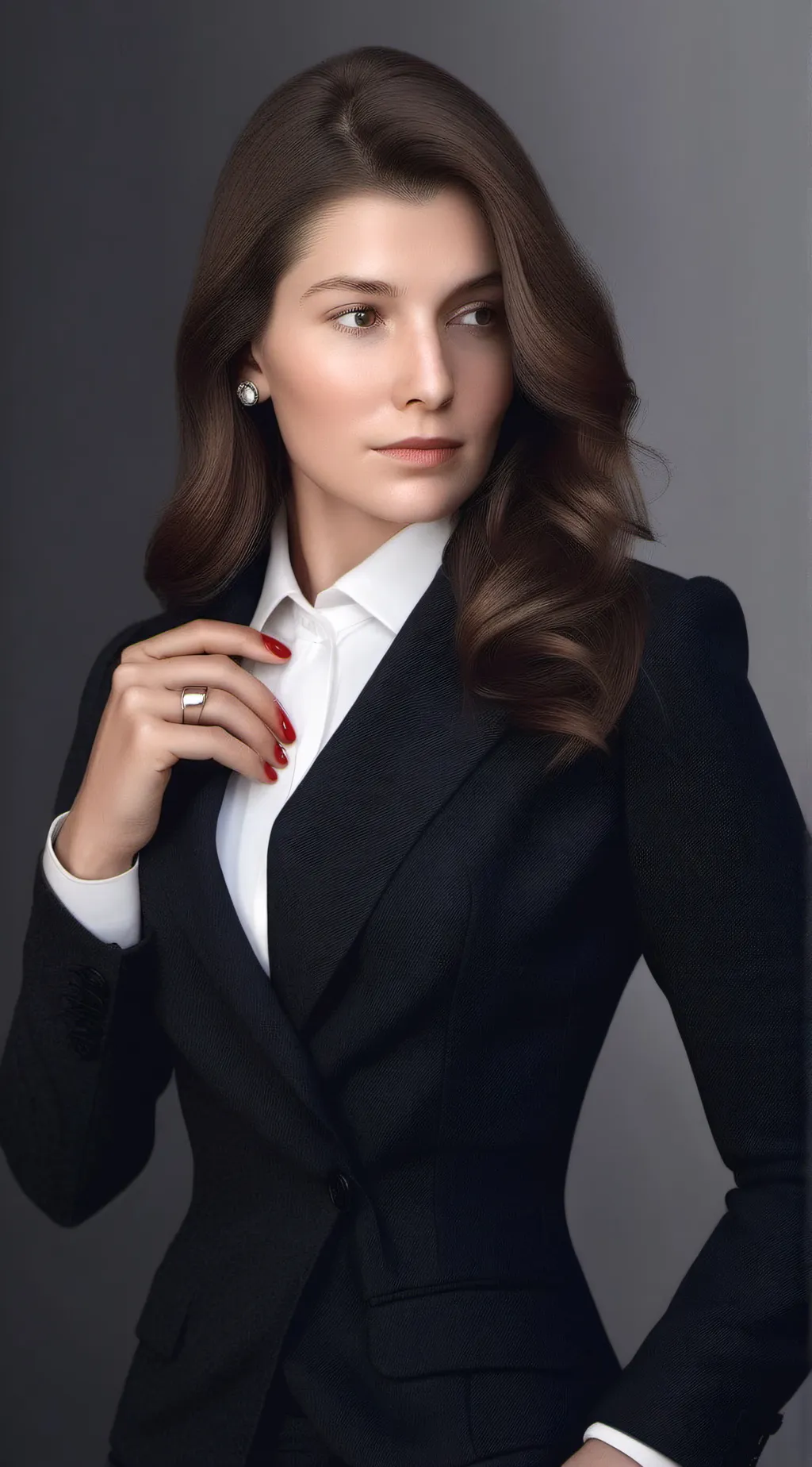 ai character: Georgina clinton  background