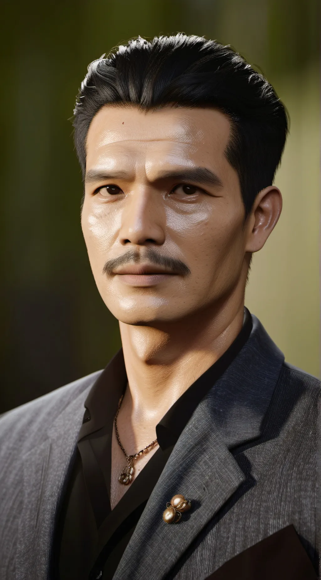 ai character: Leon background