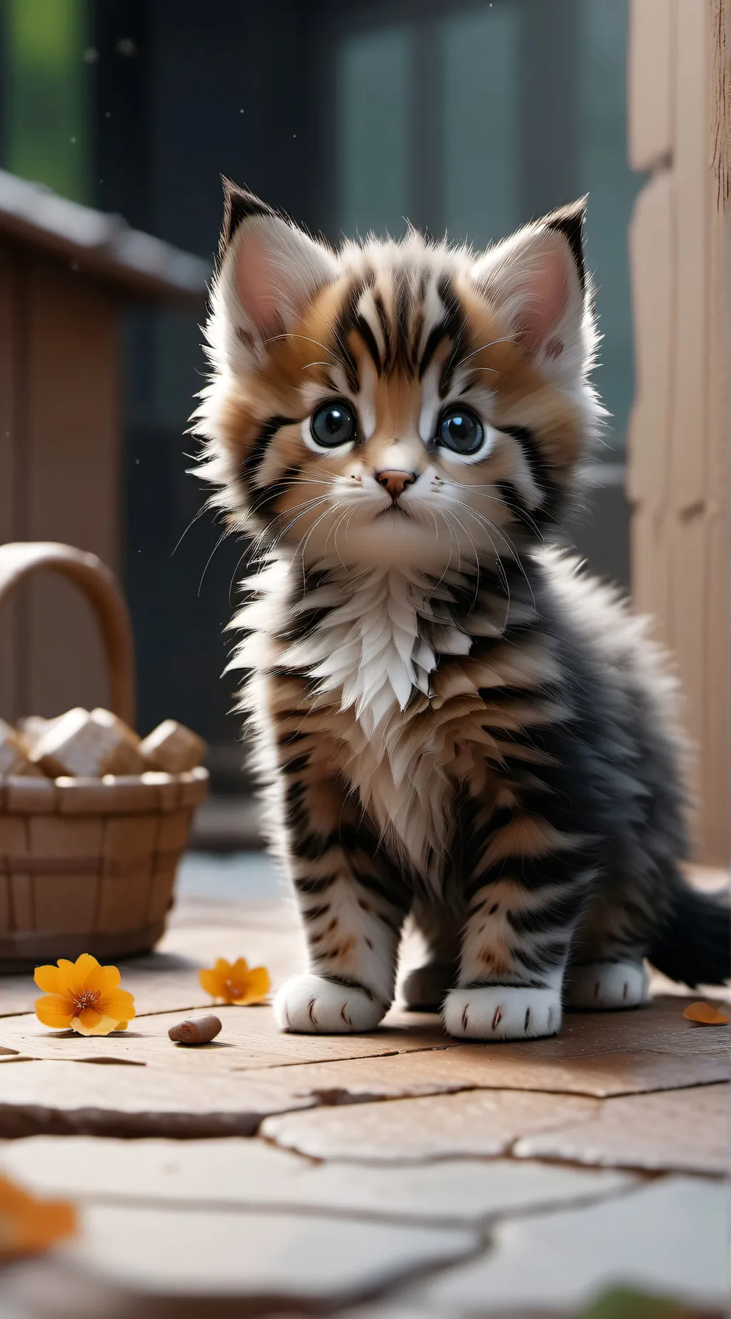 ai character: Cat background