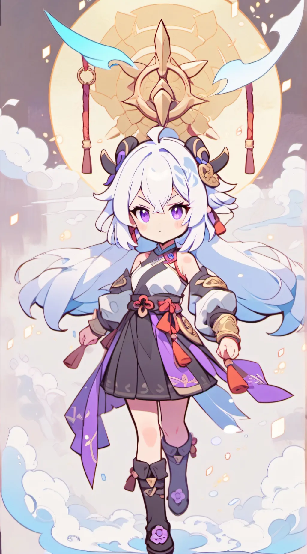 ai character: Ganyu background