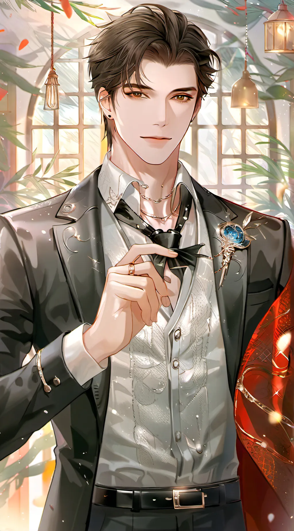 ai character: JAMES ceo husband  background