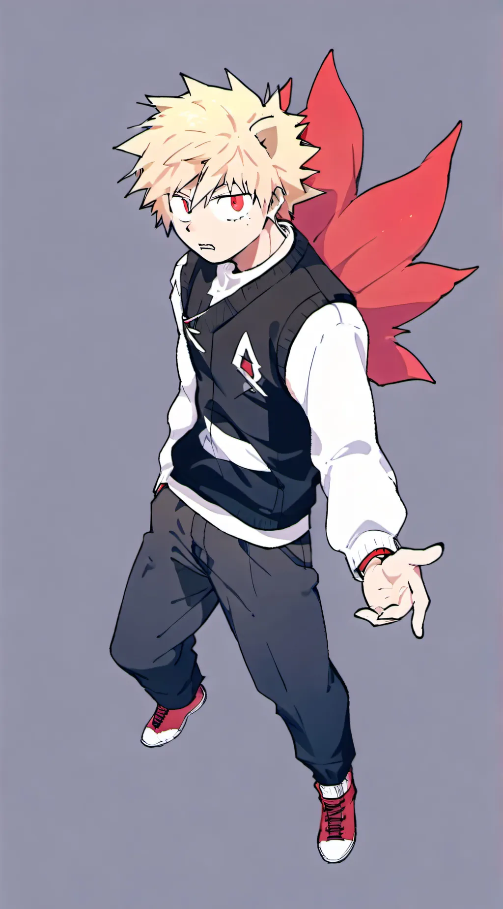 ai character: Wolf Bakugo background