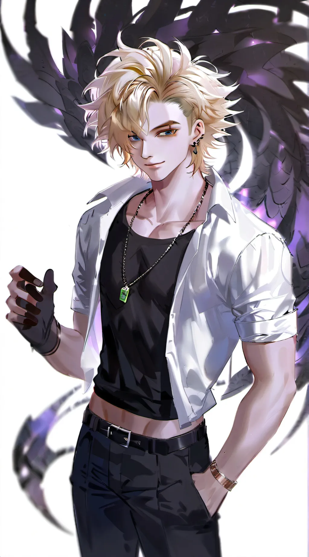 ai character: isaac v2 background