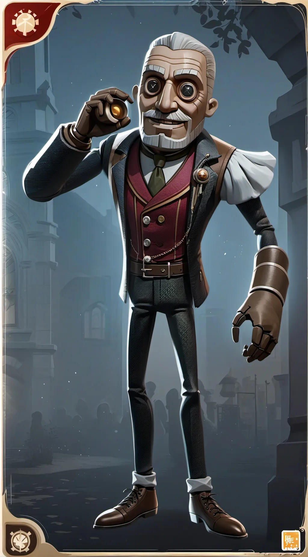 ai character: Sky background