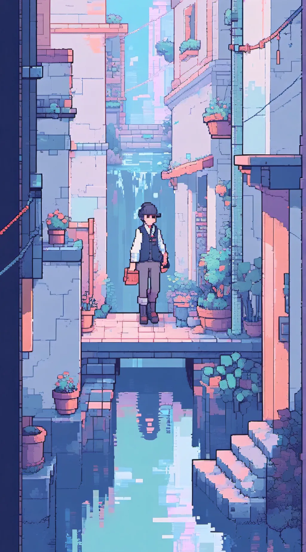 ai character: Miss bloomie background