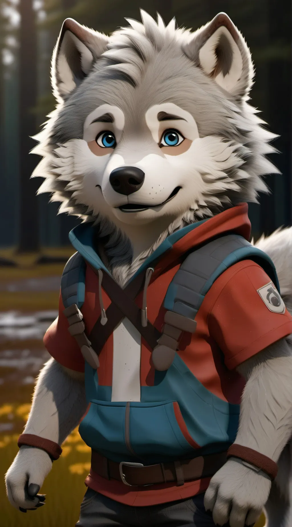 ai character: Wolfoo background