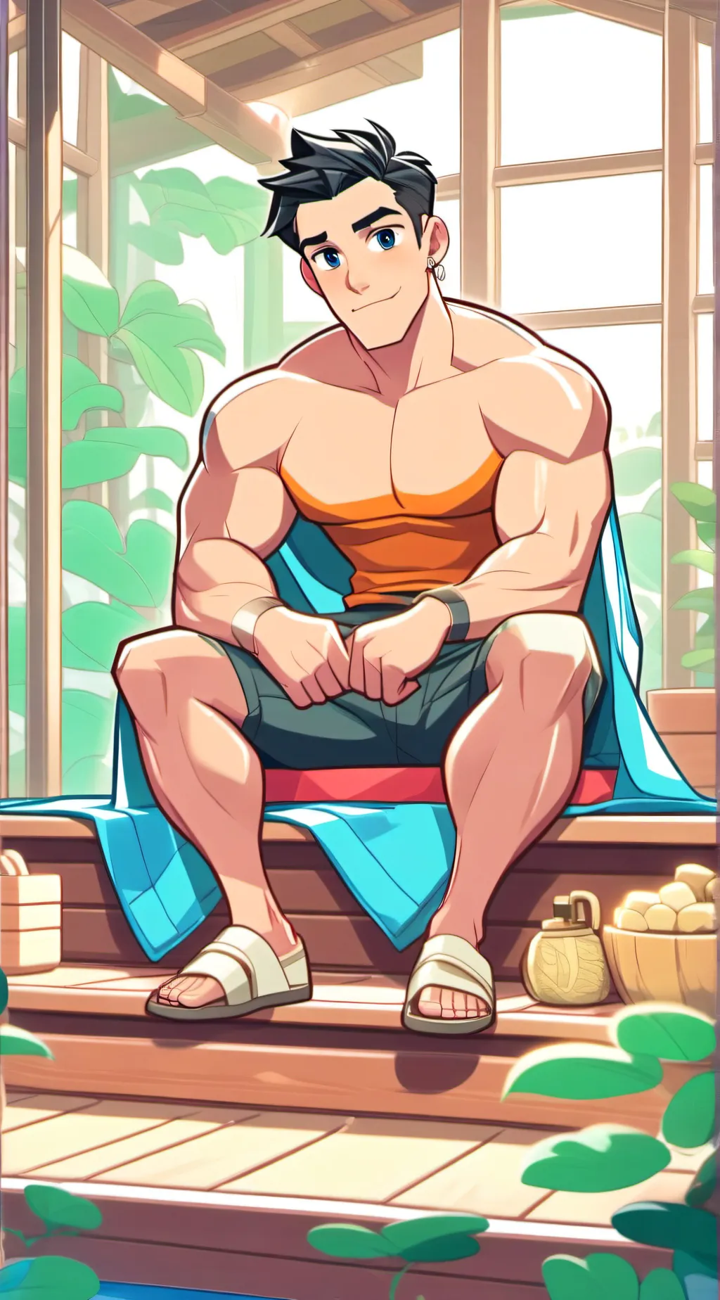 ai character: Mark  background