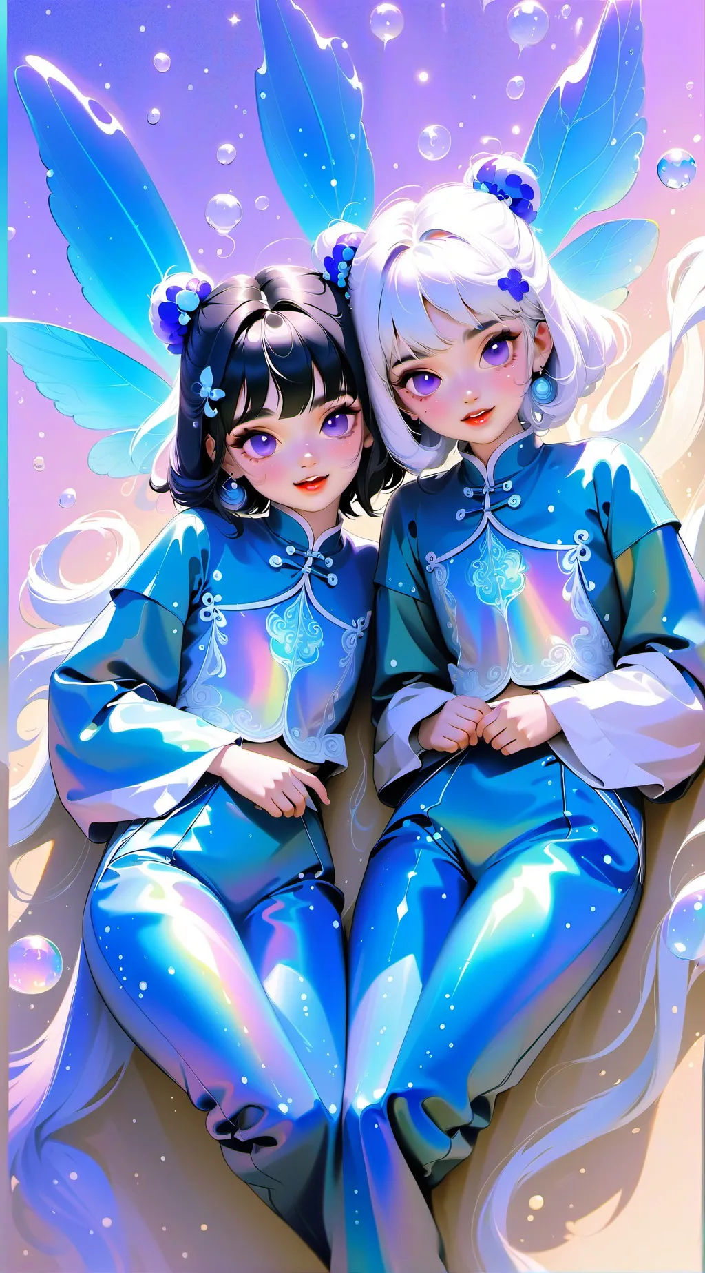 ai character: Ying and Yang background