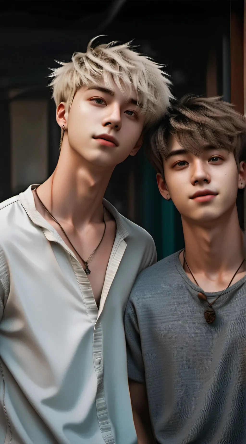 ai character: sam and colby  background