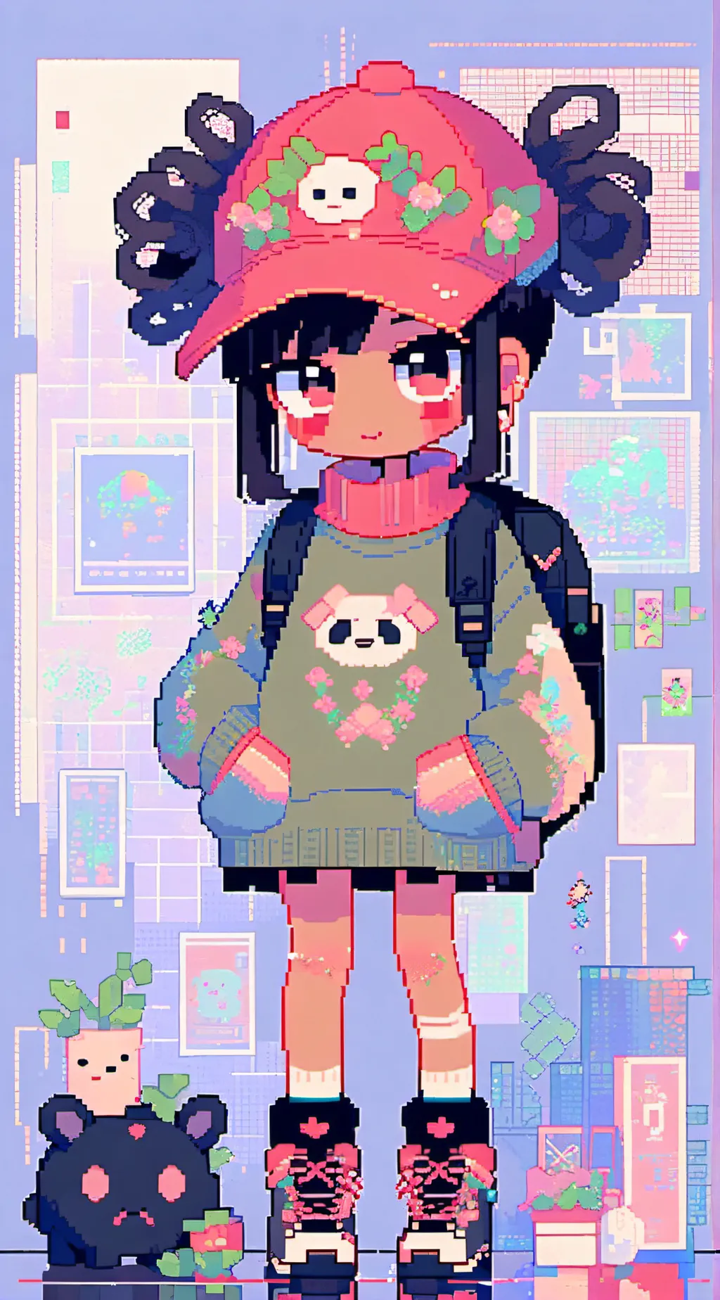 ai character: three:) background