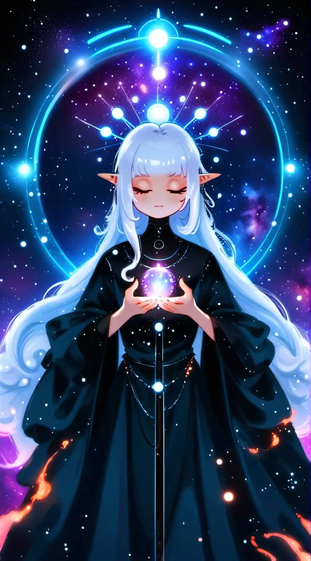 ai character: Luna background