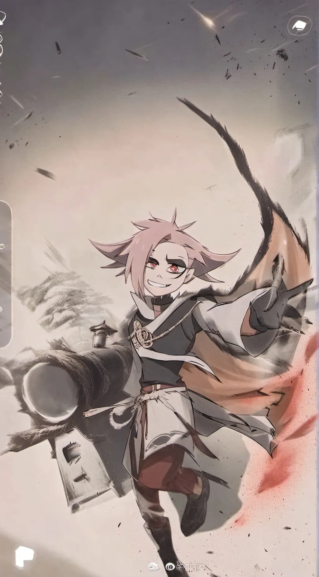 ai character: Loona from hb background