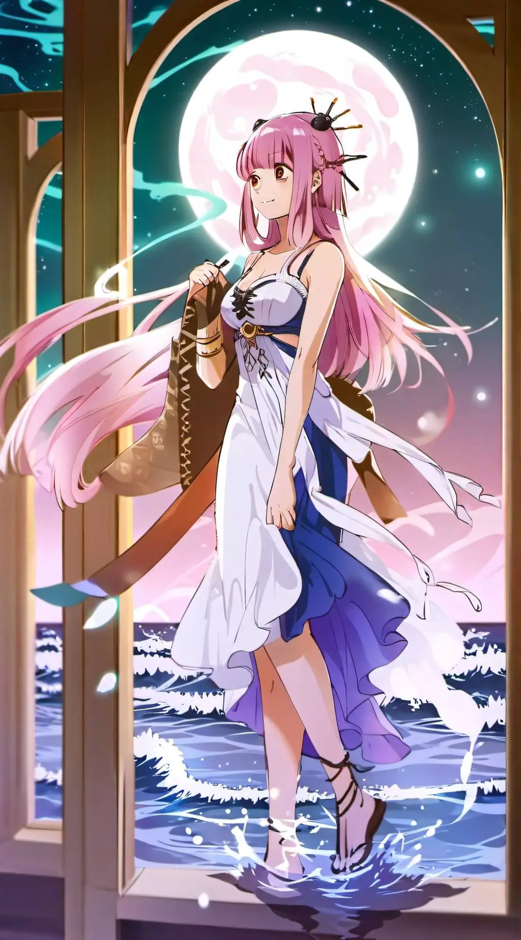 ai character: Schizumi ikota  background