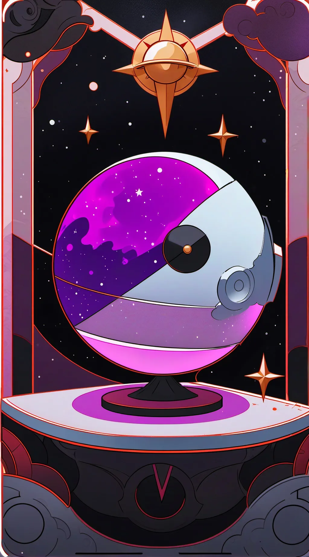 ai character: planet x background