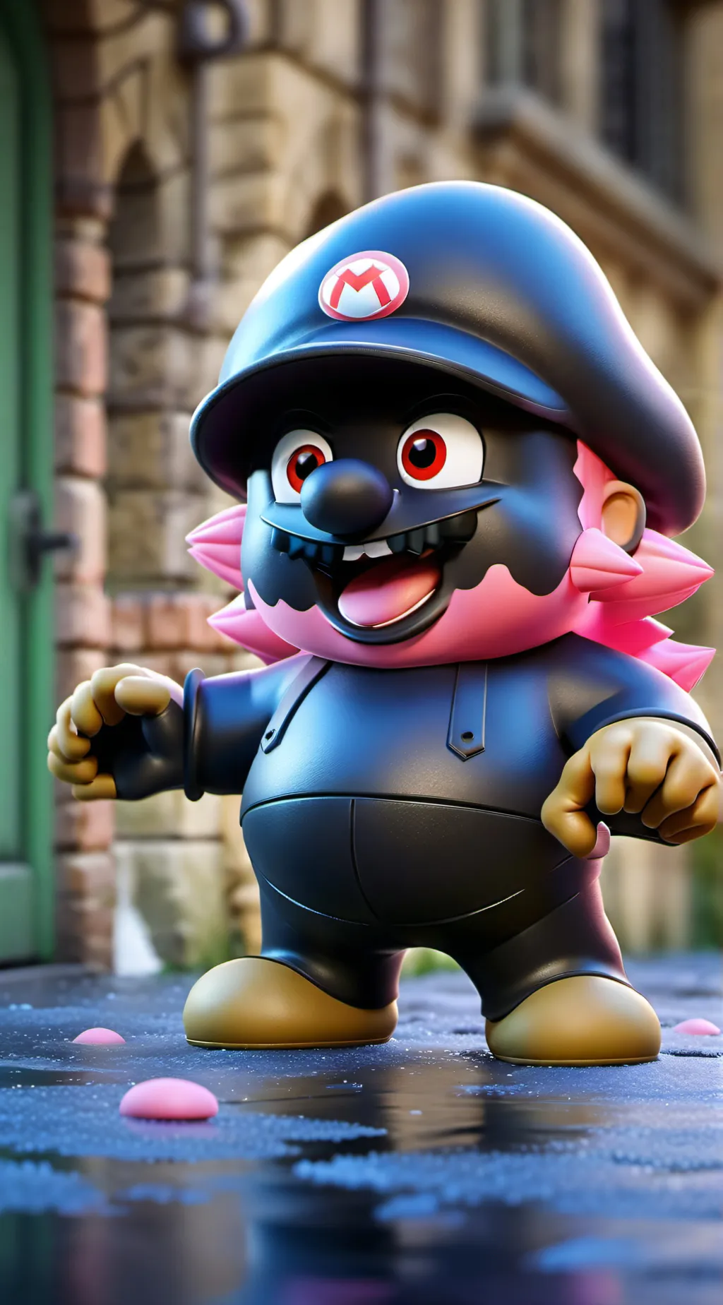 ai character: kirbarnaby  background