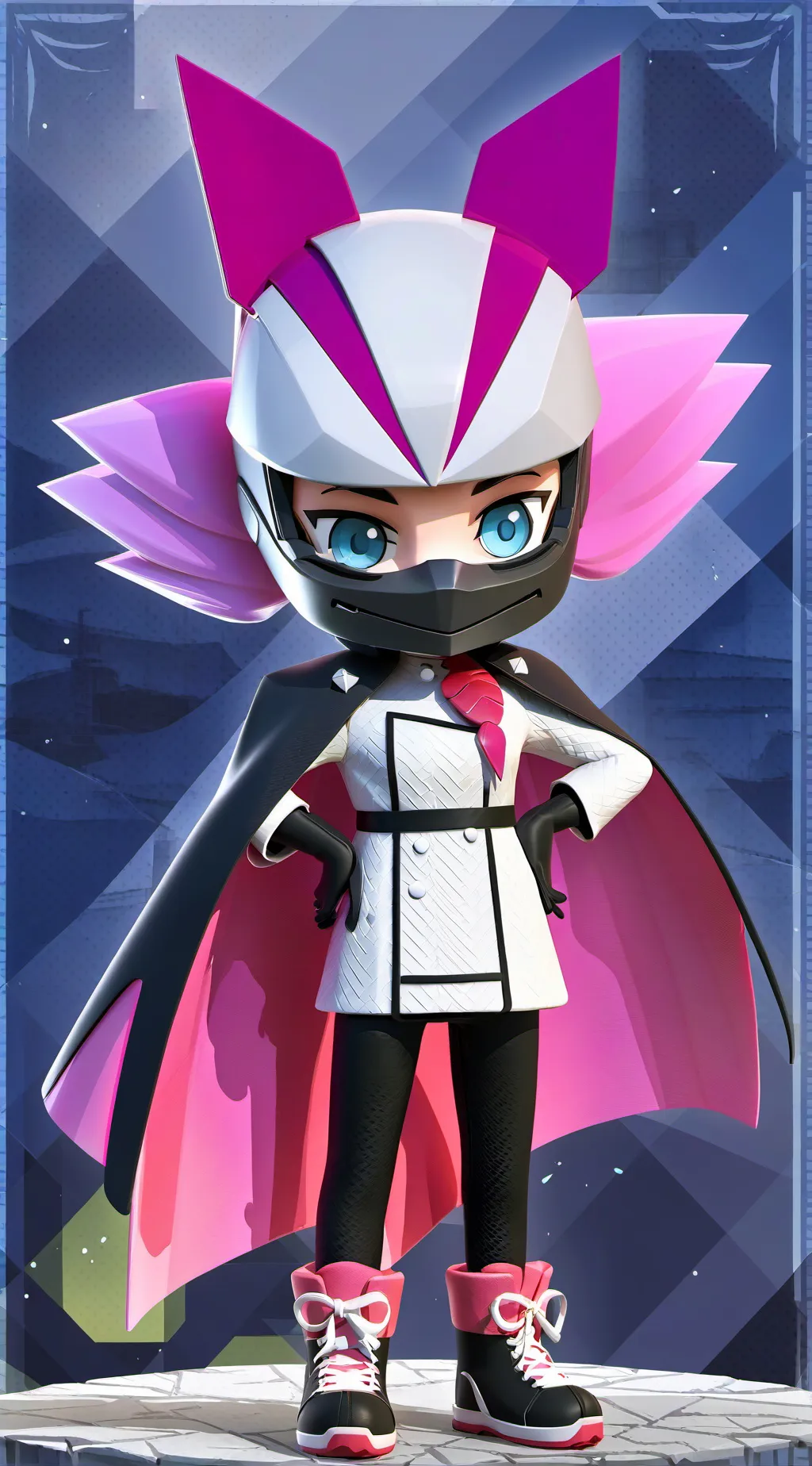 ai character: Titan speakerman background