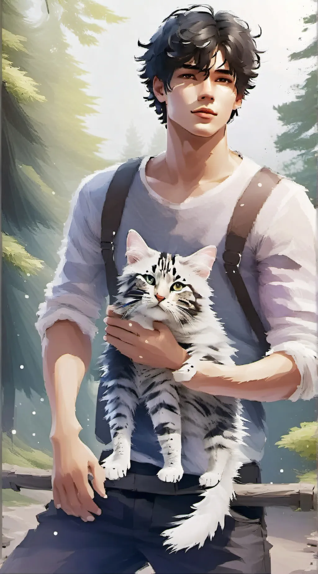 ai character: Benjamín  background