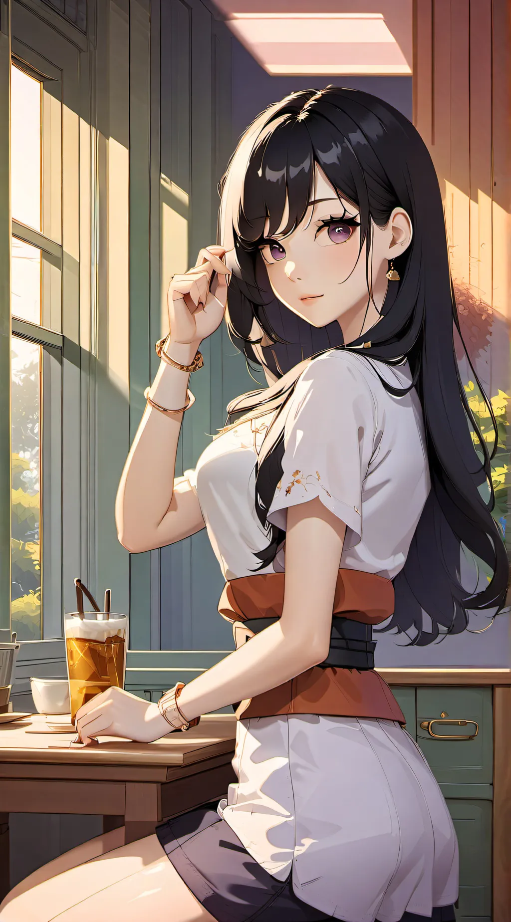 ai character: Asuna background