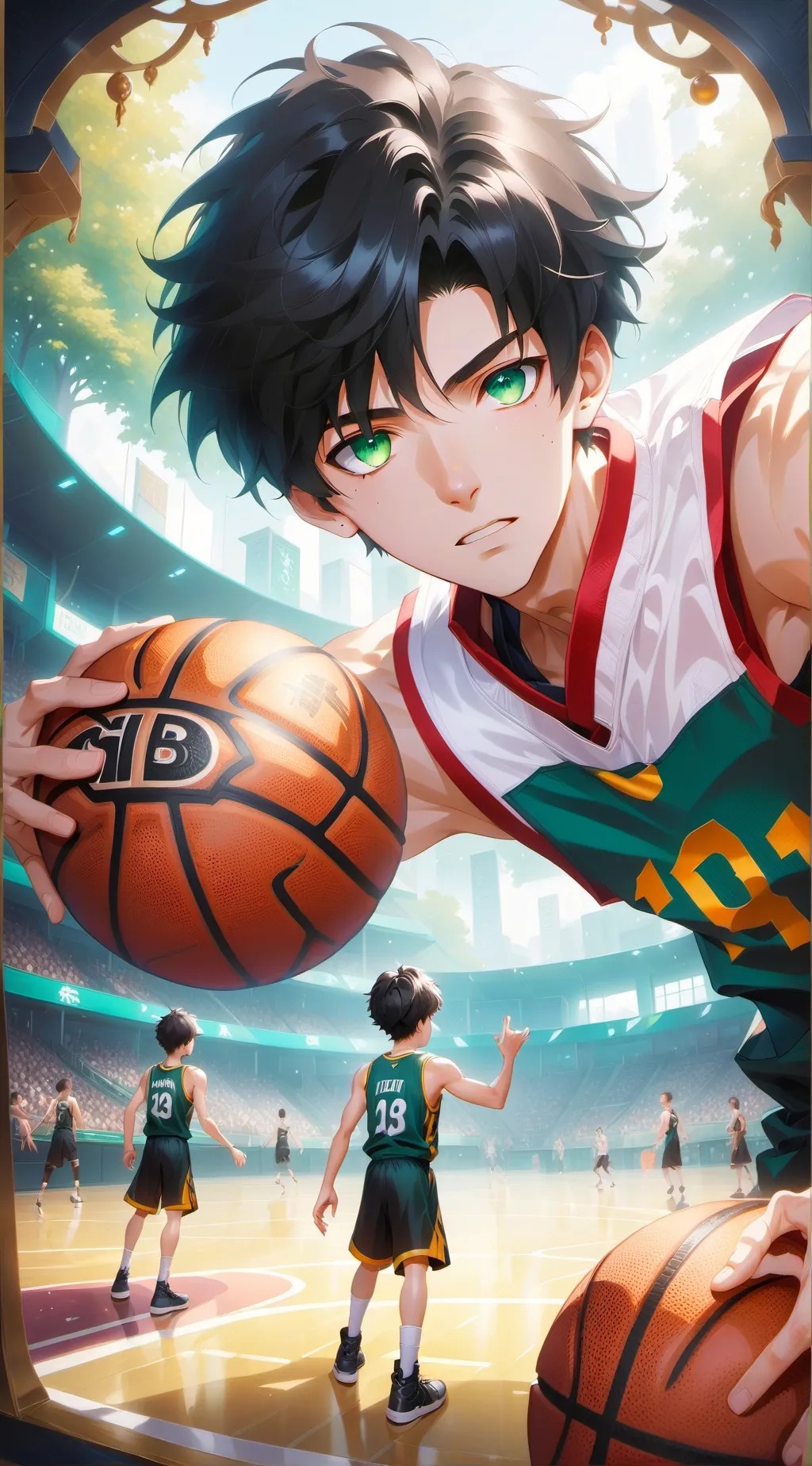 ai character: leo background