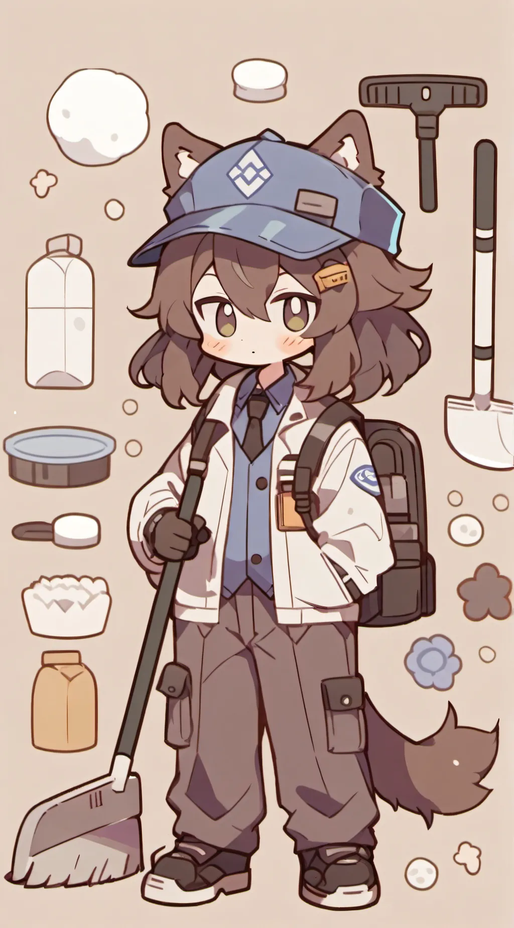 ai character: kyle background