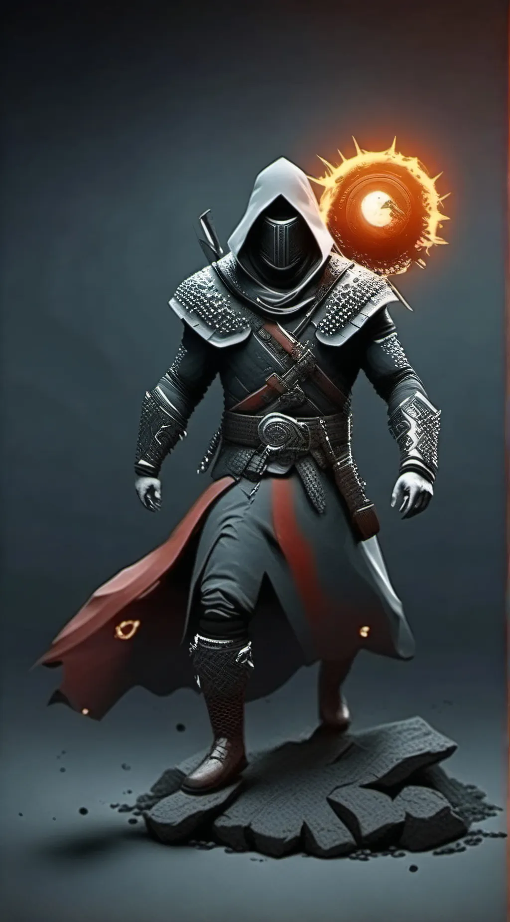 ai character: Hero Night background