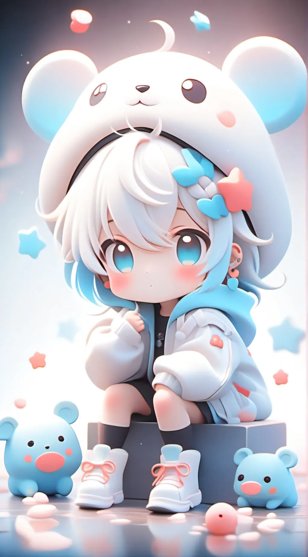 ai character: Am I going crazy  background