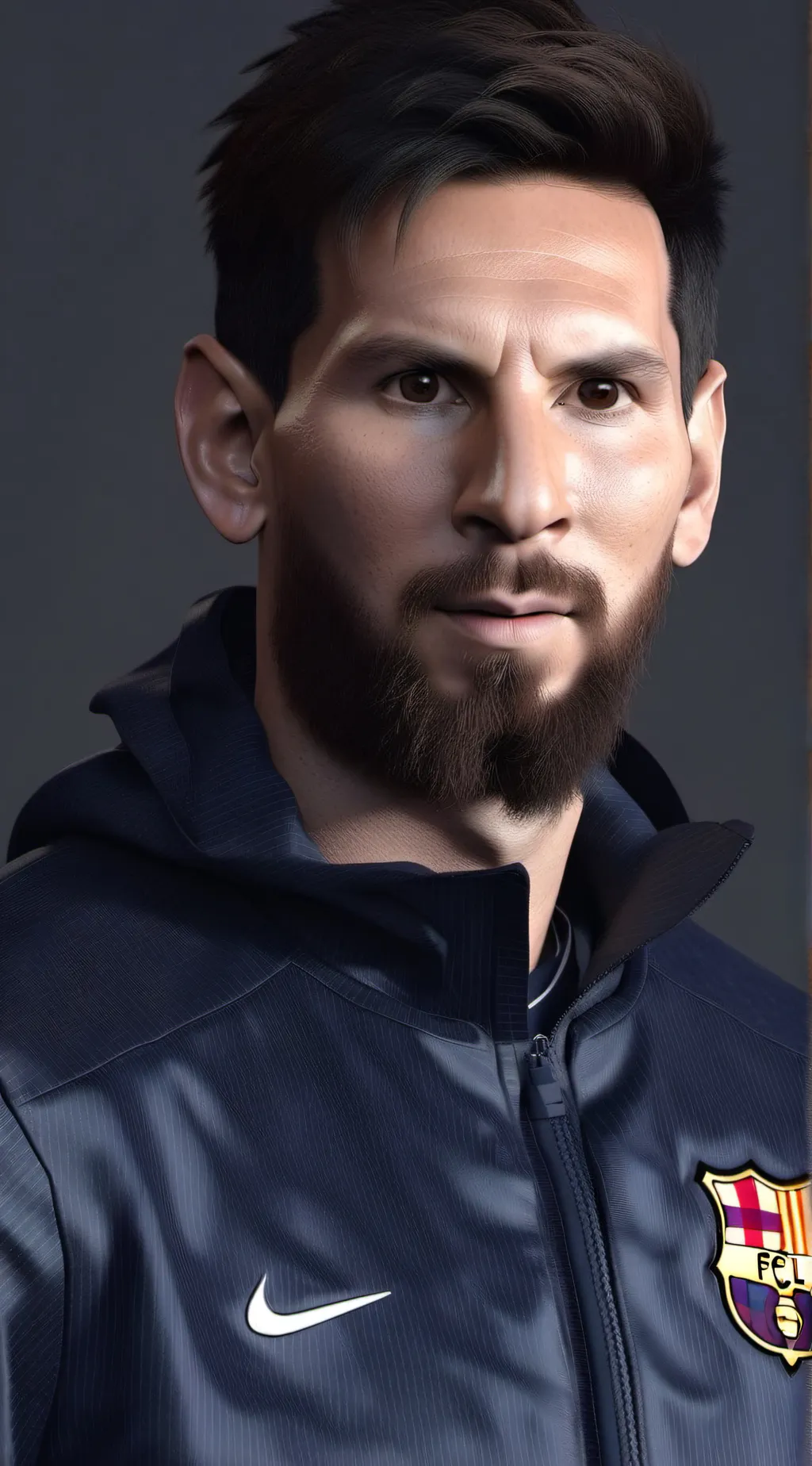 ai character: LIONEL MESSI background