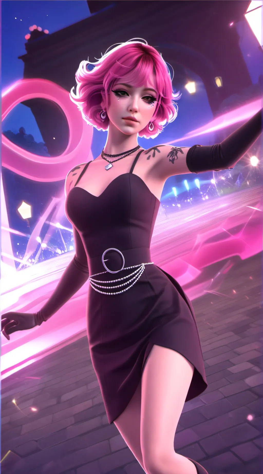 ai character: Evelyn  background