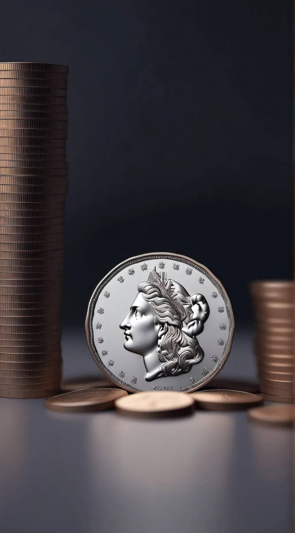 ai character: coiny background