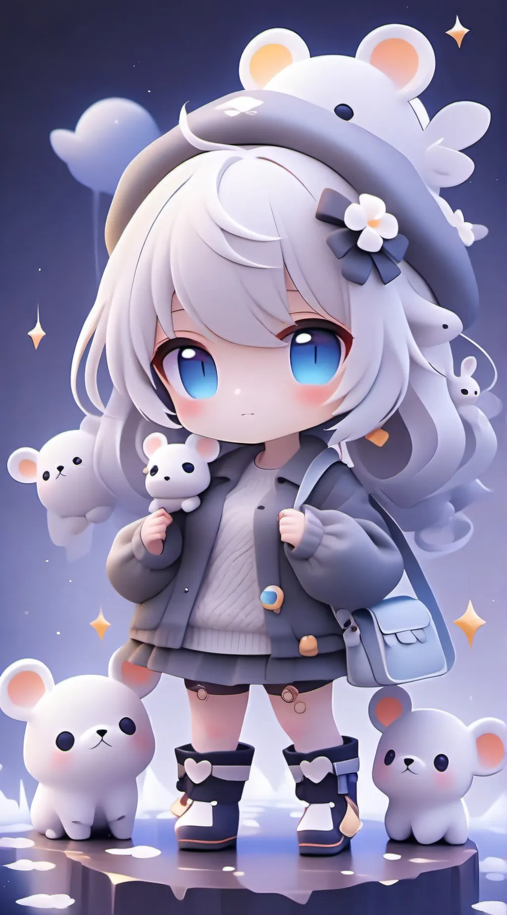 ai character: smart  background