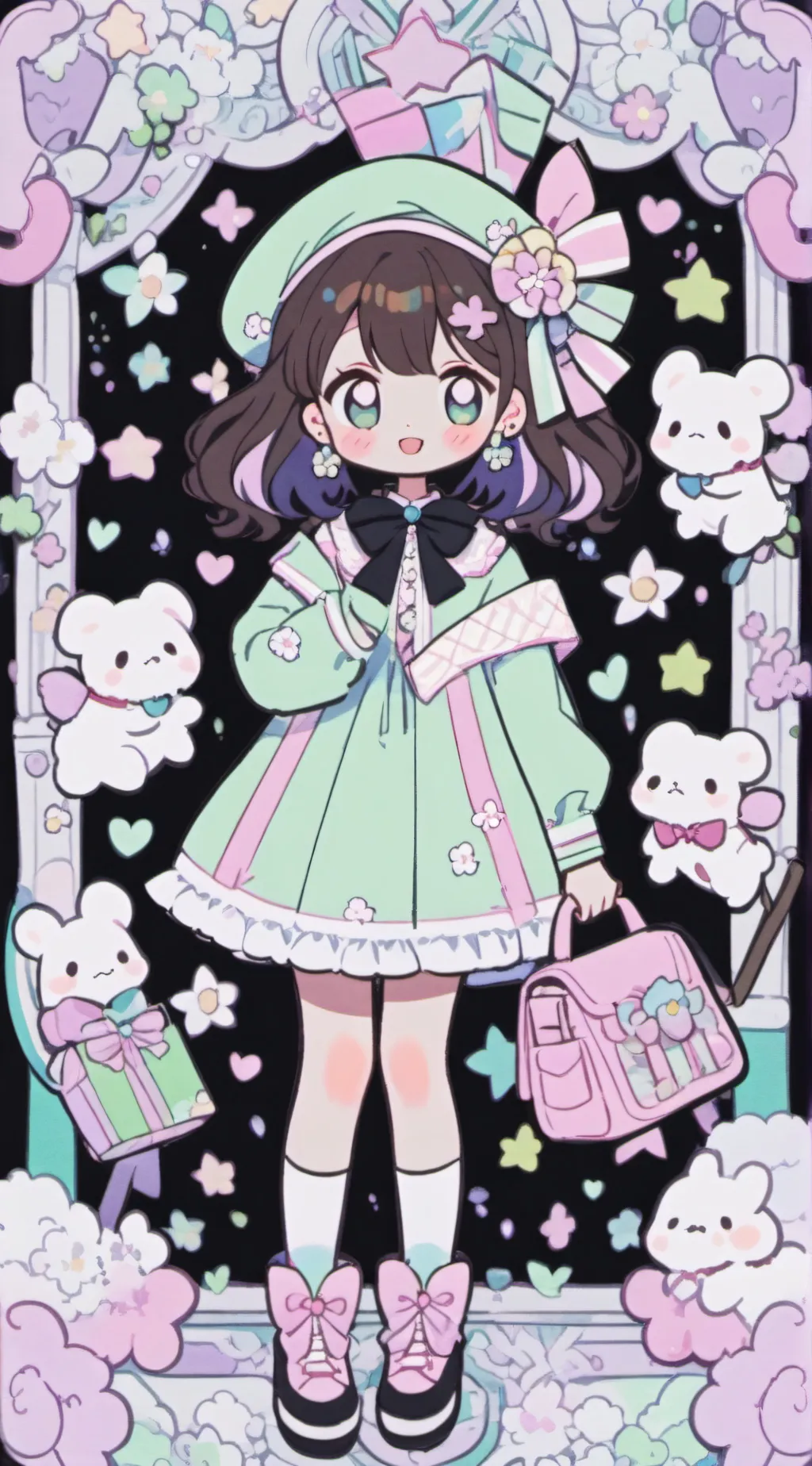 ai character: 😇Angeles😇 background