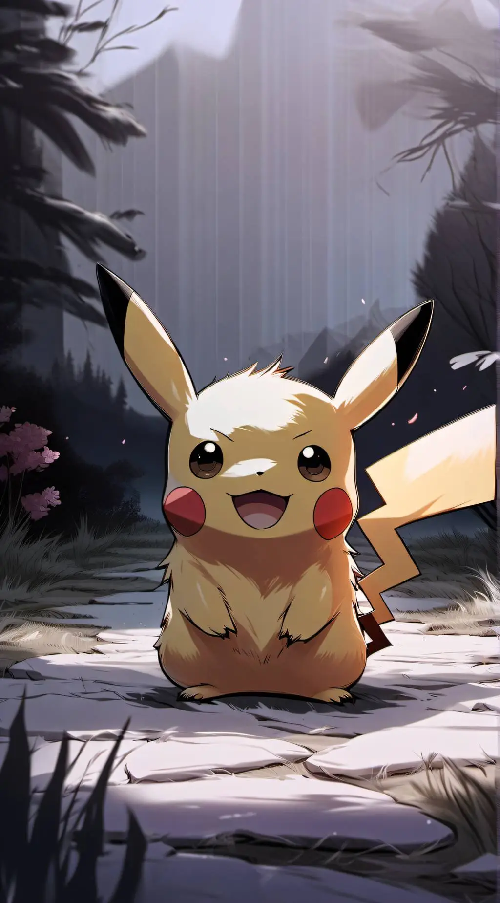 ai character: Pikachu background