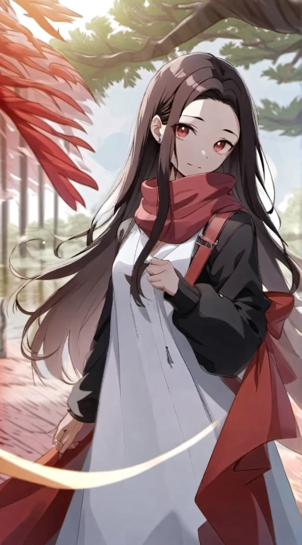 ai character: Nezuko background