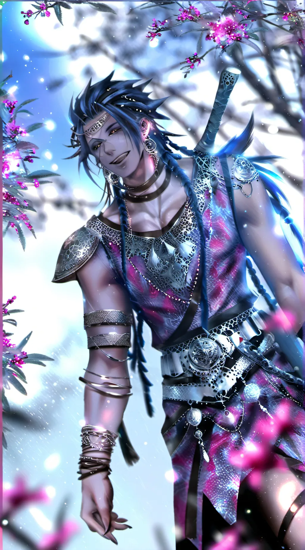 ai character: Za'here background