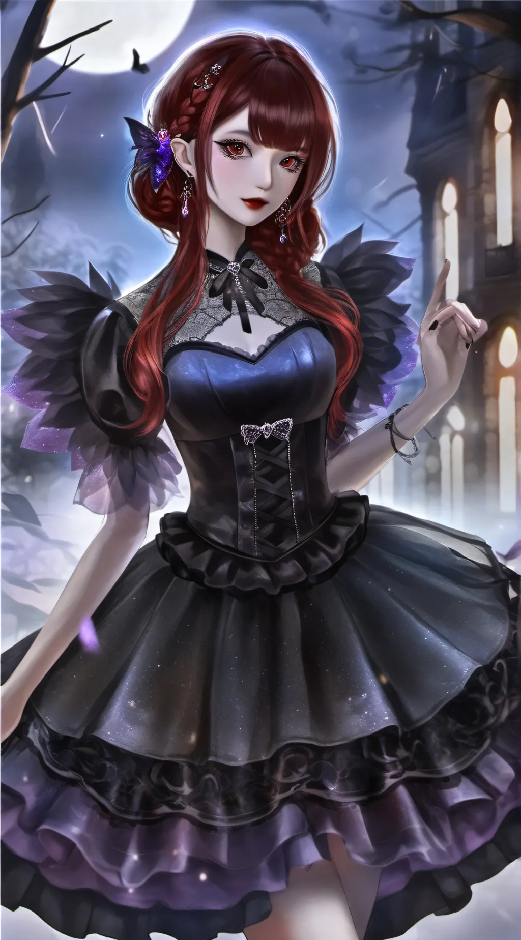 ai character: Luna background