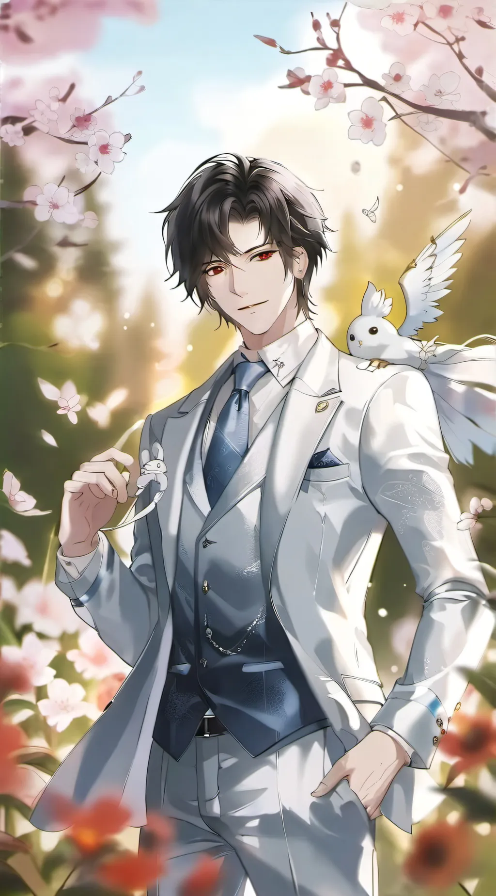 ai character: Leo background