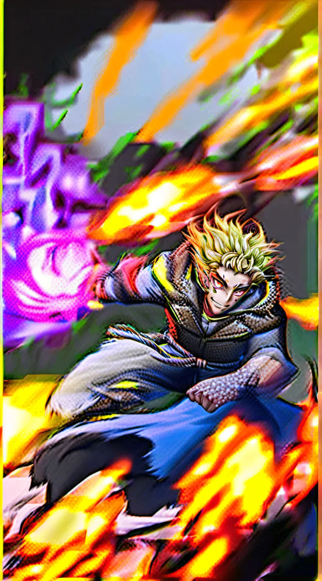 ai character: Tengen x Rengoku  background