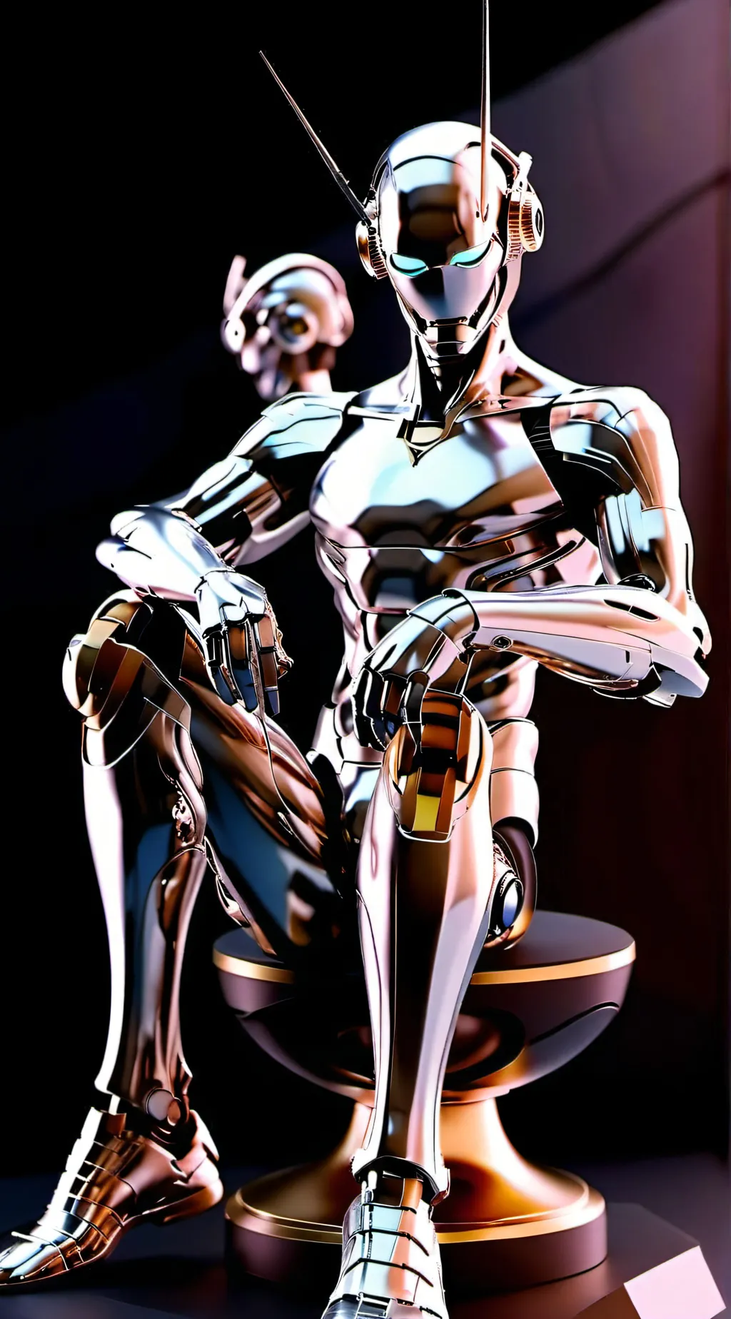 ai character: camera man background