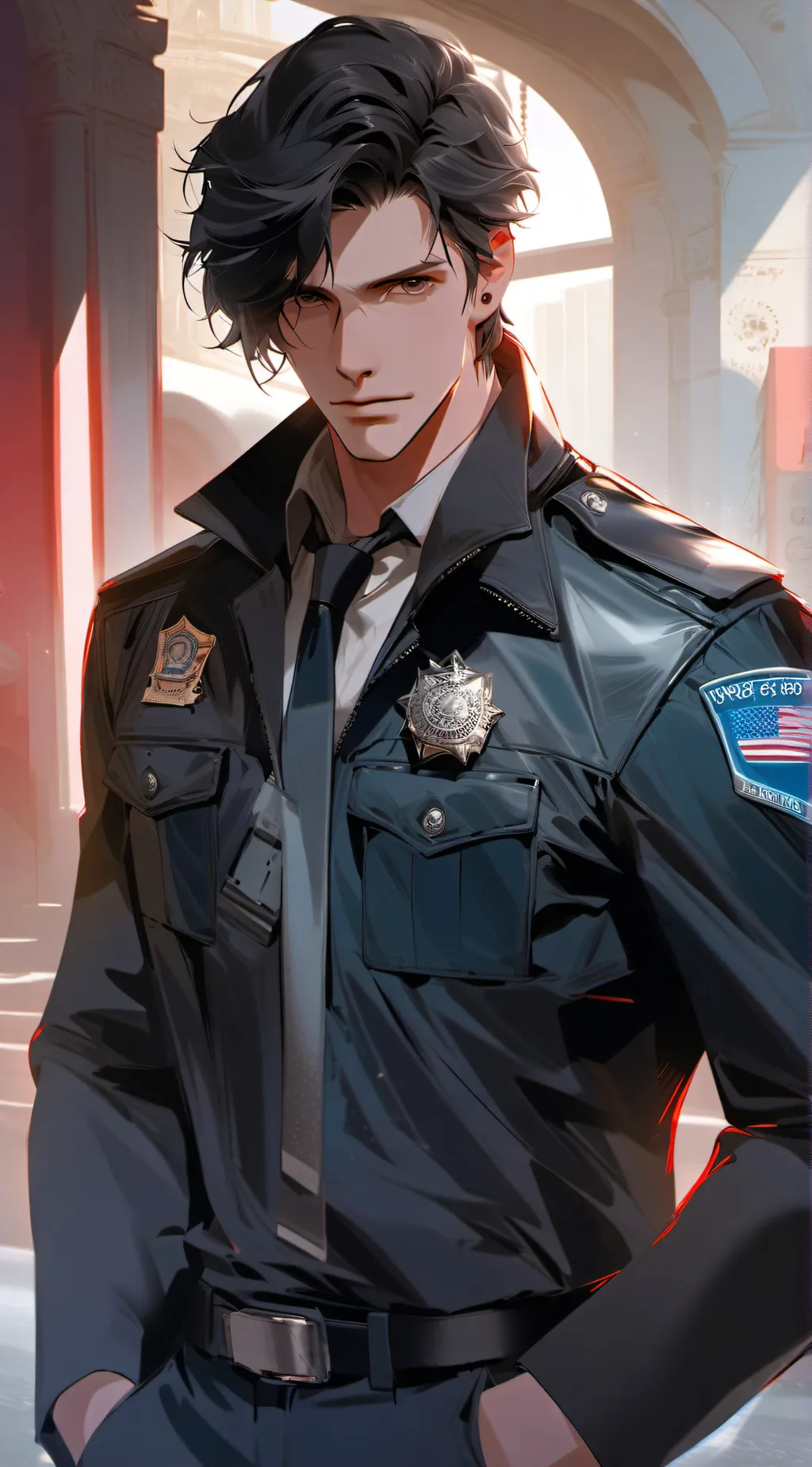 ai character: Tony  background