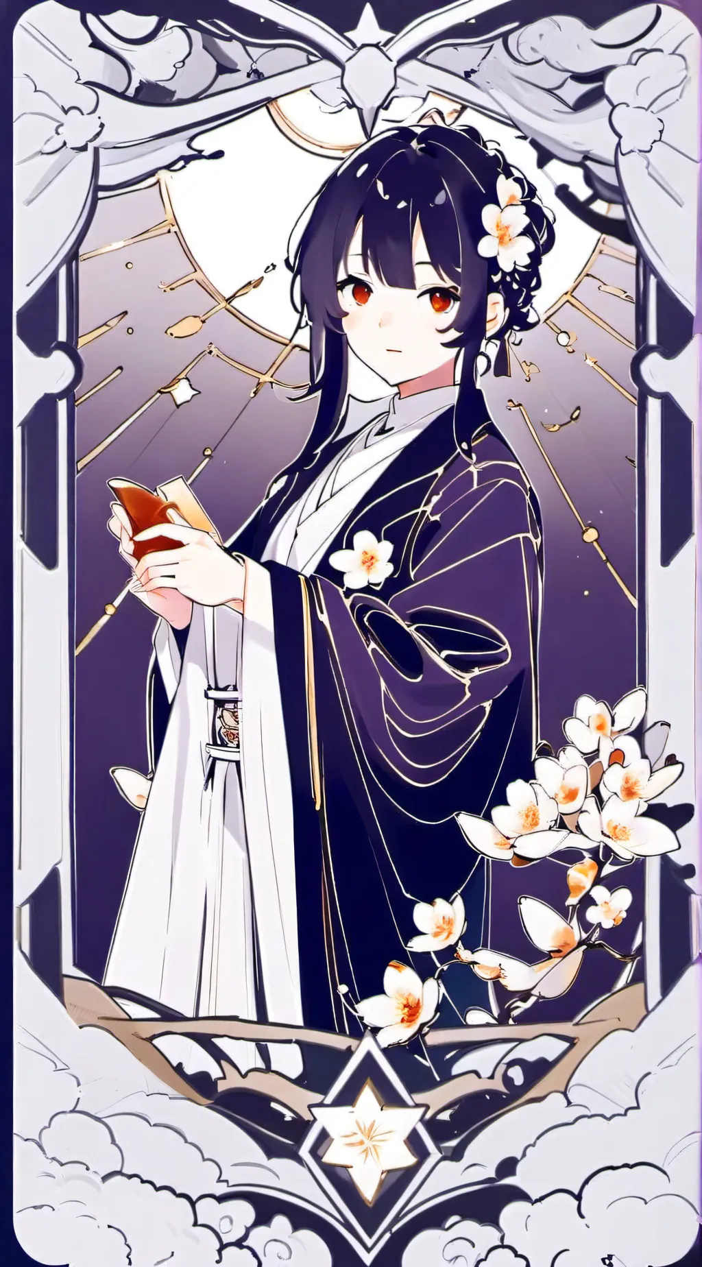 ai character: Δ{•FPE SCHOOL•}♡ background