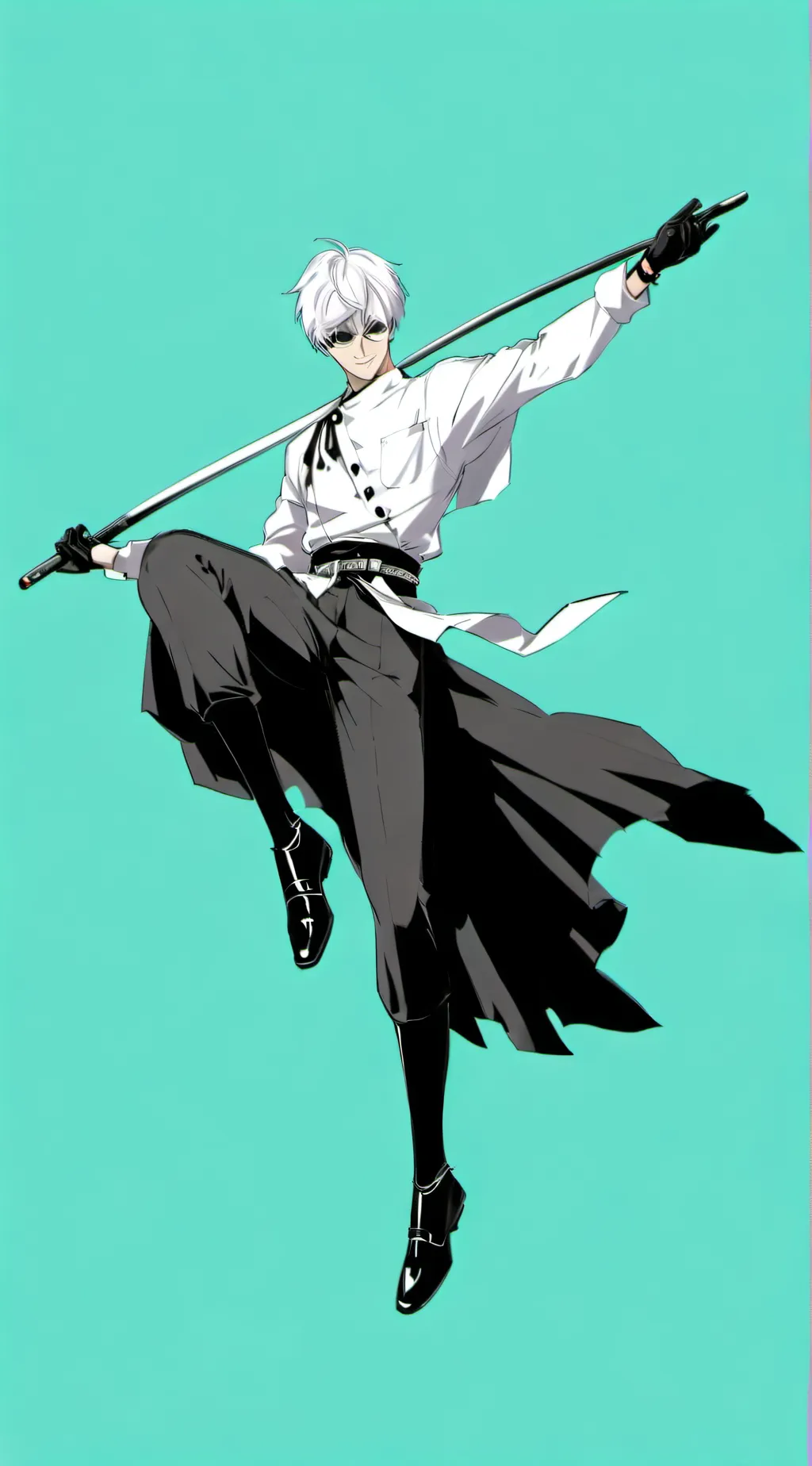 ai character: gojo background